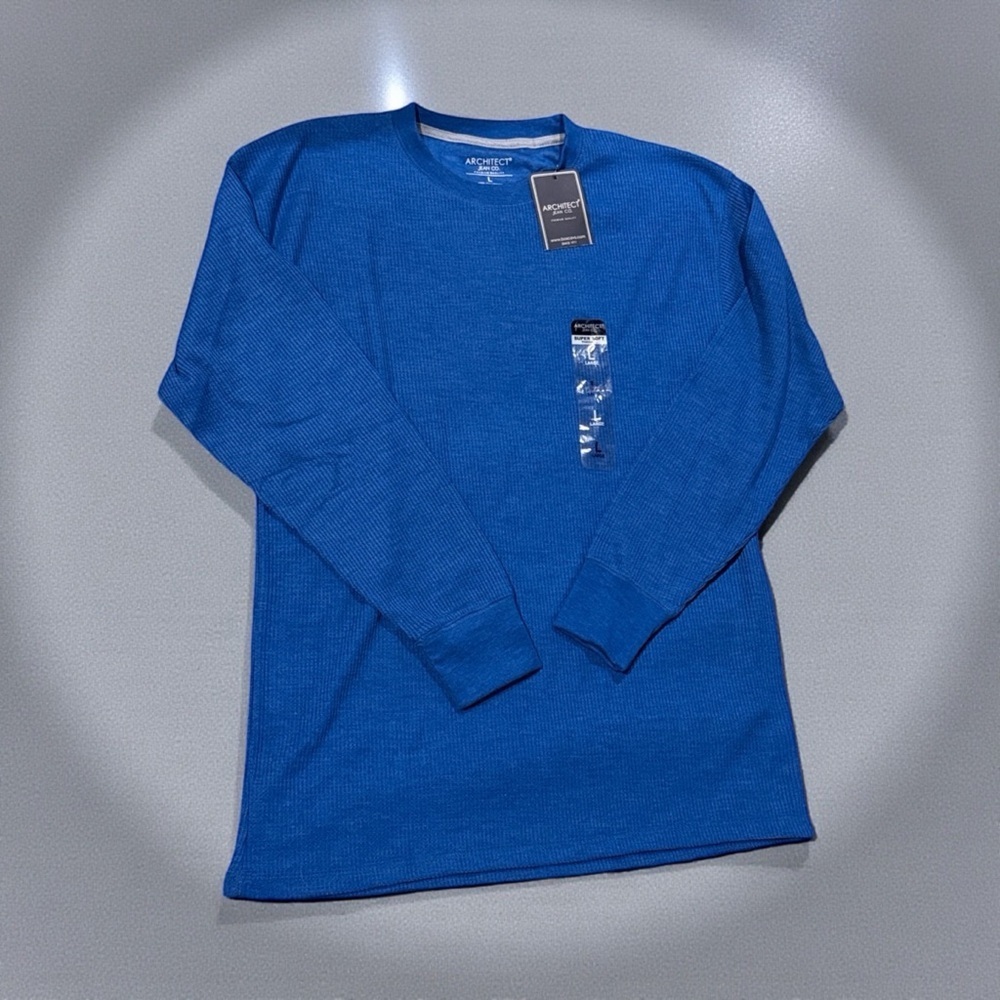 Architect Jean Co Mens Crew Neck Thermal Large NWT